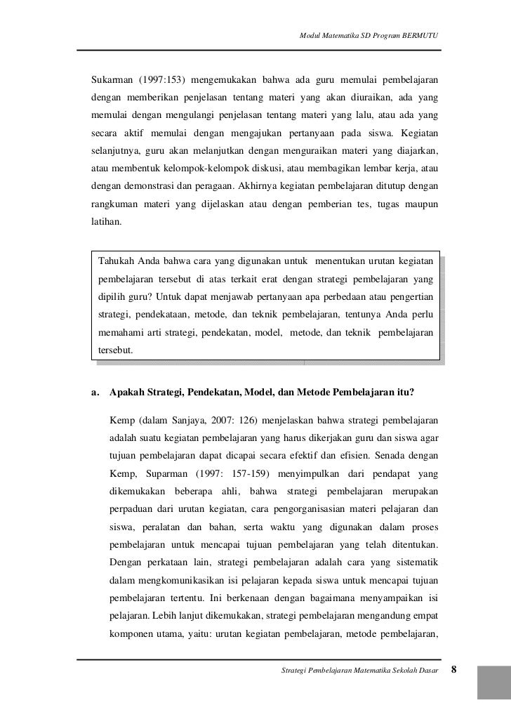 Program Pengajaran Sd Program Pengajaran Sd