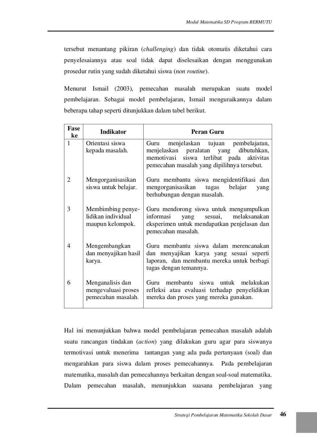 Strategi Pembelajaran Matematika di SD