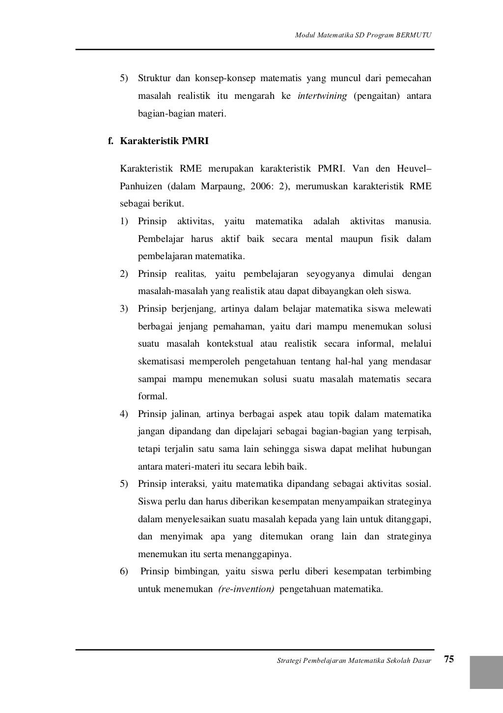 Strategi Pembelajaran Matematika di SD