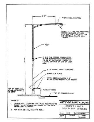 4   street light stds
