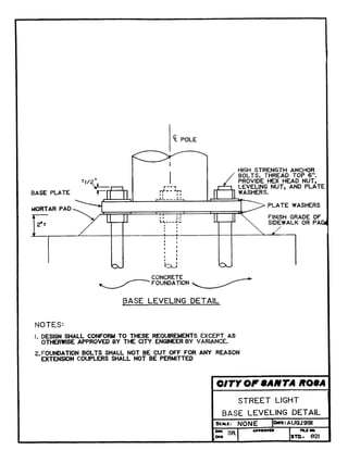 4   street light stds