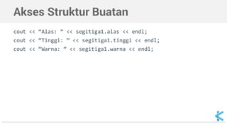 Pemrograman C++ - Struktur Data Buatan | PDF