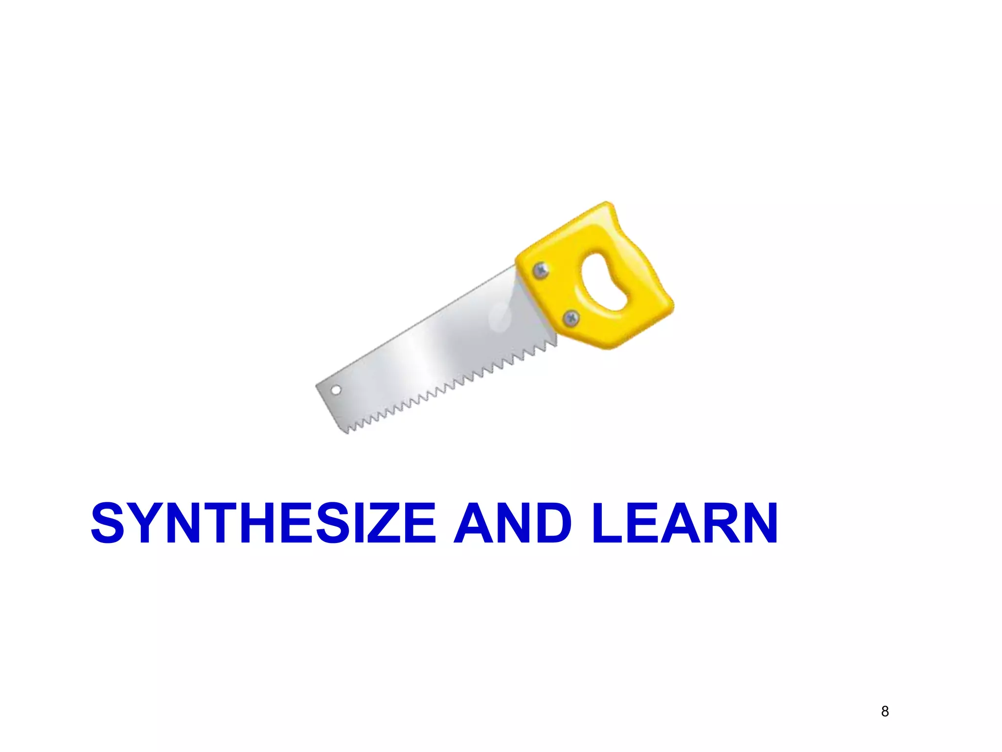 Synthesize And Learn8
