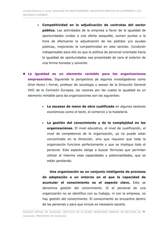 4.tema...Igualdad de Oportunidades en la Empresa. | PDF