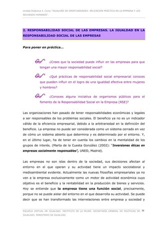 4.tema...Igualdad de Oportunidades en la Empresa. | PDF