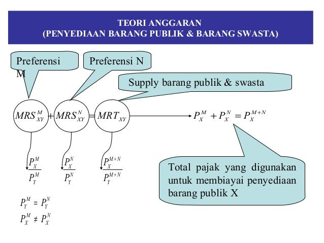 4 teori barang publik