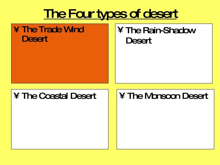 4 the 4 types of desert.ppt