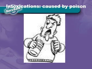 Intoxications: caused by poison
 