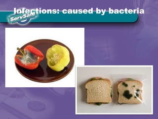 Infections: caused by bacteria
 