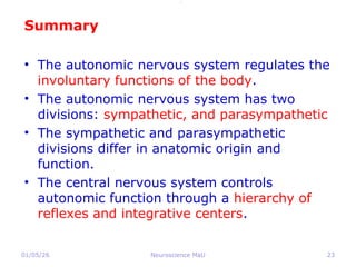 4- The Autonomic Nervous System - Integrative Functions.ppt