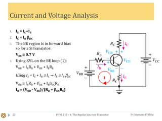 4-The Bipolar Junction Transistor.pdffff | PDF