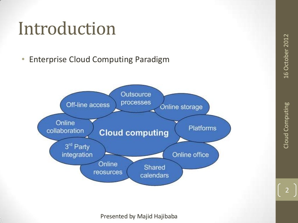 Cloud Computing Principles and Paradigms 4 the enterprise cloud comp…