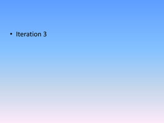 • Iteration 3
 