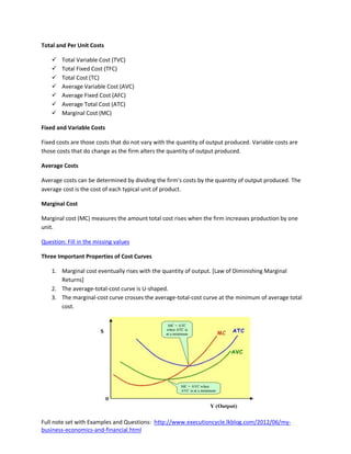 4 the theory of the firm and the cost of production | PDF