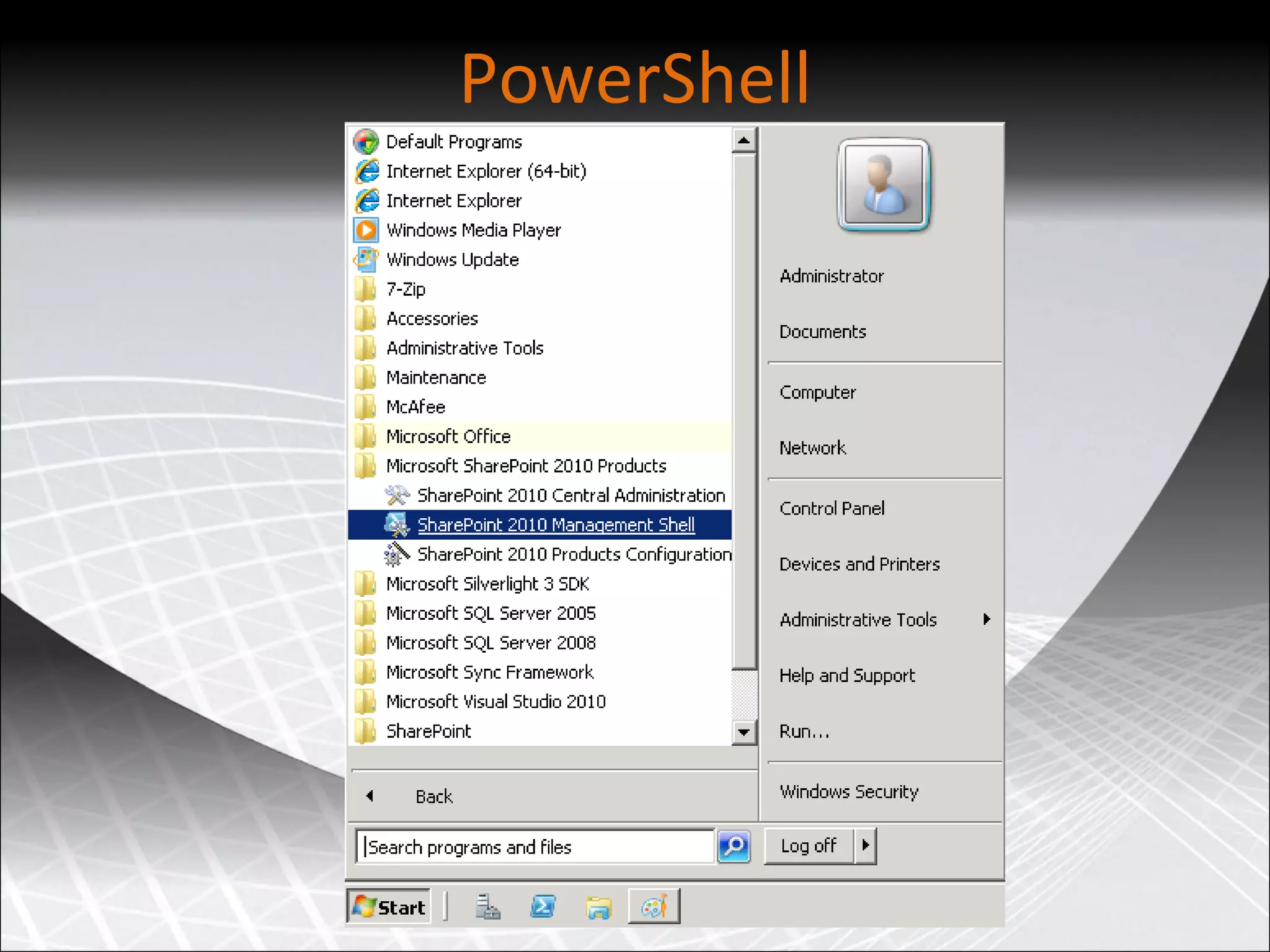 PowerShell 