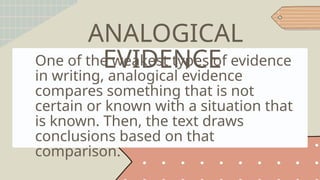 4-types-of-evidence ENGLISH SUJECT G9.pptx