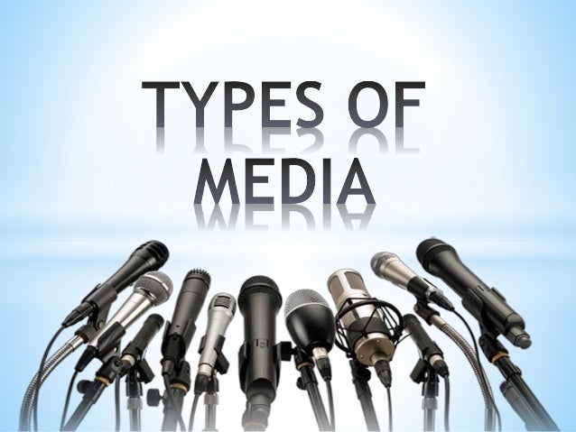 Image result for What are the 3 types of media?