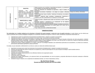 Una Visión de la Evaluación diagnostica formativa para docentes por Mg ...