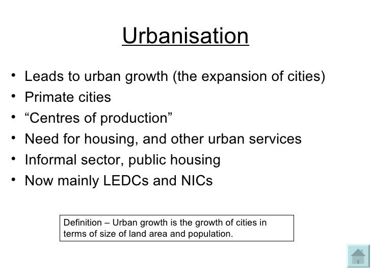 4 Urban Processes