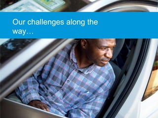 Our challenges along the
way…
 