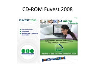 CD-ROM Fuvest 2008 