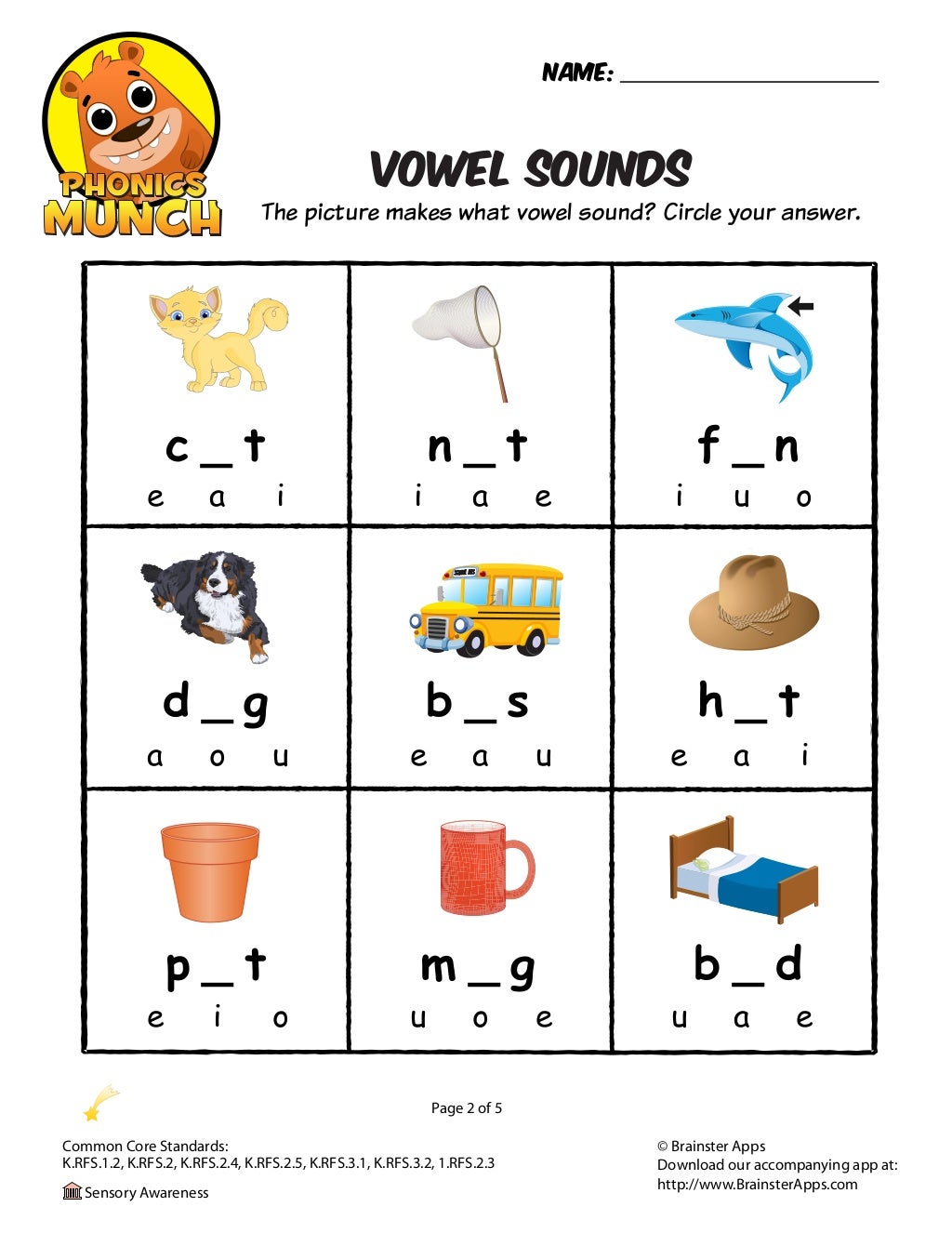 Vowel Sounds Worksheets For Kindergarten Vowel Sounds Worksheets For Kindergarten