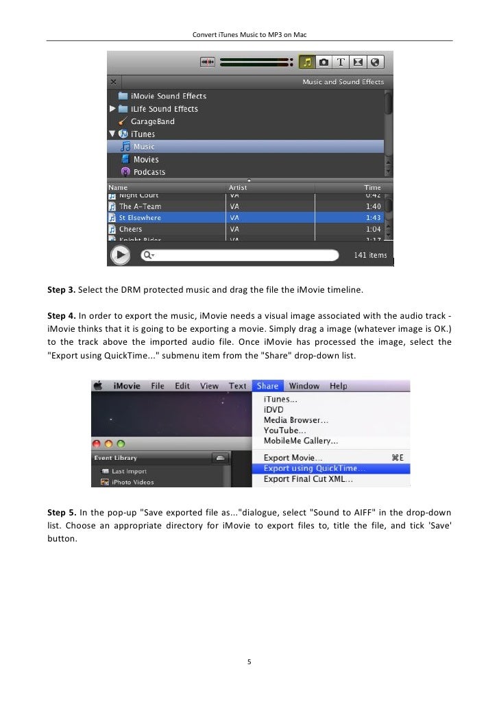 Convert itunes library to mp3