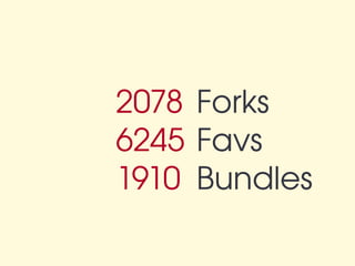 2078 Forks
6245 Favs
1910 Bundles
 