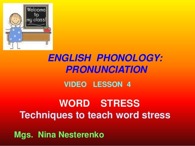 4 word stress