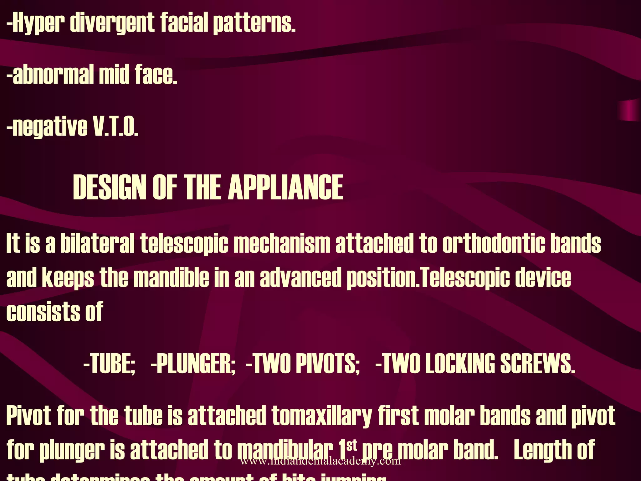Herbst appliance & its modifications PPT