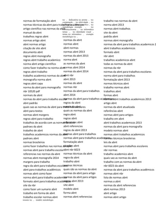 normas de formatação abnt
normas técnicas da abnt para trabalhos acadêmicos
artigo cientifico nas normas da abnt
manual da abnt
trabalhos regras abnt
normas artigo abnt
abnt normas artigo
citação de site abnt
documento abnt
regras abnt monografia
regras abnt trabalho academico
norma abnt artigo científico
como fazer trabalho na norma abnt
regras abnt trabalho
trabalho academico normas da abnt
monografia norma abnt
regras abnt capa
norma da abnt para monografia
nbr 10520 pdf
normais da abnt
normas da abnt para trabalho escolar
abnt padrão
quais sao as normas da abnt para trabalhos escolares
abnt para textos
normas abnt margens
regras abnt para trabalho
trabalhos de acordo com as normas da abnt
padroes da abnt
trabalho de abnt
trabalhos academicos normas da abnt
padroes abnt
normas brasileiras
como fazer trabalhos nas normas da abnt
normas abnt para trabalho escolar
referencias nas normas da abnt
normas abnt monografia 2014
margens para trabalho
regra da abnt para trabalhos escolares
abnt para trabalhos acadêmicos
normas abnt como fazer
norma abnt para trabalho academico
formato abnt para trabalhos academicos
site da nbr
como fazer um sumario abnt
trabalho em forma de abnt
trabalho escolar normas abnt
resumo tcc , modelo metodologia
tcc , dedicatória tcc pronta , tcc
computação , tcc afetividade , tcc
indisciplina , artigo cientifico , tcc
metodologia exemplo , tcc
biblioteconomia , tcc informática
temas , tcc identidade visual ,
temas tcc informática , exemplo
metodologia tcc ,
normas da abnt
normas abnt
abnt normas
normas abnt 2013
normas da abnt 2013
norma abnt
as normas da abnt
normas abnt 2014
normas da abnt 2014
abnt nbr
abnt 2013
normas do abnt
normas nbr
normas da abnt para trabalhos
abnt 2014
normas da abnt para trabalhos academicos
regras da abnt
norma da abnt
quais as normas da abnt
regra abnt
regras abnt
referencias abnt
abnt referencias
regras da abnt 2013
normas abnt para trabalhos
normas abnt para trabalhos academicos
formatação abnt
citações abnt
abnt nbr 6023
normas técnicas da abnt
regra da abnt
trabalho abnt
normas técnicas
quais são as normas da abnt
normas da abnt para artigo
normas da abnt para artigos
regras abnt 2013
site abnt
modelo abnt
forma abnt
normas abnt referencias
trabalho nas normas da abnt
norma abnt 2013
normas abnt trabalhos
site da abnt
padrão abnt
normas abnt monografia
normas da abnt para trabalhos academicos 2
abnt trabalhos academicos
formato abnt
nbr abnt
trabalhos academicos abnt
todas as normas da abnt
normas da nbr
normas da abnt para trabalhos escolares
norma abnt para trabalhos
formatação abnt 2013
normas técnicas abnt
trabalho normas abnt
trabalhos abnt
formas abnt
normas abnt trabalhos academicos 2013
artigo abnt
normas da abnt atualizada
referências abnt
normas abnt para artigos
trabalho em abnt
abnt trabalhos academicos 2013
normas da abnt para monografia
modelo normas abnt
normas abnt trabalhos academicos
normas técnicas brasileiras
leis da abnt
normas abnt para trabalhos escolares
nbr normas
trabalho academico abnt
quais sao as normas da abnt
trabalho com as normas da abnt
nbr 6023 da abnt
normas da abnt para trabalhos acadêmicos
normas abnt nbr
lista de normas abnt
normas a abnt
normas da abnt referencias
abnt normas 2013
abnt artigo
normas abnt artigo
 
