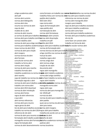 artigos academicos abnt
abnt pdf
normas abnt sumário
normas abnt bibliografia
normas abnt sites
resumo nas normas da abnt
capa da abnt
modelo de tcc abnt
normas da abnt resumo
as normas da abnt para trabalhos escolares
normas abnt para trabalho cientifico
normas trabalhos abnt
normas da abnt para artigo científico
normas para trabalhos academicos
novas normas da abnt 2014
normas da abnt para citação
abnt margens
normas tecnicas da abnt
abnt formato
consulta de normas abnt
trabalho na forma abnt
normas abnt citação
normas da abnt para resenha
trabalhos formato abnt
trabalhos academicos na norma da abnt
abnt resenha
capa de trabalho nas normas da abnt
formatação segundo a abnt
normas da abnt para trabalhos academicos exemplos
trabalho com norma abnt
normas abnt 2013 download
normas da abnt introdução
normas abnt fontes
regras da abnt referencias
o que abnt
abnt normas referencias
normas abnt para resumo
regras gerais da abnt
leis da abnt para trabalhos escolares
trabalho nas normas da abnt 2014
referencia de site abnt
normas da abnt para resumos academicos
formatação abnt trabalho academico
monografia normas abnt formatação
regras formatação abnt
normas da abnt desenvolvimento
como formatar um trabalho nas normas da abnt
trabalhos feitos com normas da abnt
padrão abnt trabalho
6023 abnt 2012
capa norma abnt
regras de formatação abnt
capa padrão abnt
normatização da abnt
normas abnt formatacao
formatação abnt sumario
normas abnt dissertação
trabalhos em pdf
padrão abnt 2014
regras abnt para trabalhos acadêmicos
normas de formatação abnt
normas técnicas da abnt para trabalhos acadêmicos
artigo cientifico nas normas da abnt
manual da abnt
trabalhos regras abnt
normas artigo abnt
abnt normas artigo
citação de site abnt
documento abnt
regras abnt monografia
regras abnt trabalho academico
norma abnt artigo científico
como fazer trabalho na norma abnt
regras abnt trabalho
trabalho academico normas da abnt
monografia norma abnt
regras abnt capa
norma da abnt para monografia
nbr 10520 pdf
normais da abnt
normas da abnt para trabalho escolar
abnt padrão
quais sao as normas da abnt para trabalhos escolares
abnt para textos
normas abnt margens
regras abnt para trabalho
trabalhos de acordo com as normas da abnt
padroes da abnt
trabalho de abnt
trabalhos academicos normas da abnt
padroes abnt
normas brasileiras
como fazer trabalhos nas normas da abnt
normas abnt para trabalho escolar
referencias nas normas da abnt
normas abnt monografia 2014
margens para trabalho
regra da abnt para trabalhos escolares
abnt para trabalhos acadêmicos
normas abnt como fazer
norma abnt para trabalho academico
formato abnt para trabalhos academicos
site da nbr
como fazer um sumario abnt
trabalho em forma de abnt
trabalho escolar normas abnt
como pesquisar artigo cientifico
como pesquisar um artigo cientifico
artigos academicos prontos gratis
artigos universitários
como encontrar artigos cientificos
publicados
onde procurar artigos cientificos
artigo de cientifico
scielo pesquisa de artigos
pesquisa artigo
onde pesquisar artigos científicos
publicação de artigo cientifico
artigo cientifico em portugues
busca artigos
artigos cientificos pesquisa
artigos cientificos prontos gratis
busca de artigos academicos
o que e artigo
onde posso encontrar artigos
cientificos
artigo cientifíco
sites de artigos cientificos
academicos
artigos cientificos recentes
melhores sites de artigos cientificos
site para procurar artigos
site de busca de artigos academicos
site scielo artigos
artigos científicos são
sites para busca de artigos científicos
artigos cientificos originais
sites cientificos de saude
sites para busca de artigos
sites para procurar artigos cientificos
pesquisa de artigo
artigos academicos cientificos
artigos cientificos onde encontrar
ver artigos cientificos
artigos cientificos brasileiros
site sobre artigos cientificos
só artigos cientificos
artigos cientificos site
www scielo com br artigos
cientificos
site para pesquisa cientifica
site scielo academico
artigos cientificos temas
scielo academico artigos
artigo cientifico de direito
sites para pesquisa academica
artigo cientifico simples
pesquisas de artigos cientificos
 