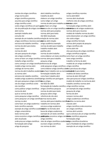 revistas de artigos cientificos
artigo norma abnt
artigos cientificos gratuitos
assuntos para artigo cientifico
artigo científico scielo
scielo artigos cientificos em portugues
site de publicação de artigos cientificos
abnt norma
exemplo trabalho abnt
consulta nbr
exemplo de um trabalho cientifico
artigos cientificos e tecnicos exemplos
estrutura do trabalho cientifico
normas da abnt para textos
o que é abnt
normas de abnt
site para pesquisa de artigos
site artigos científicos
como se fazer um artigo cientifico
trabalho artigo cientifico
como começar um artigo cientifico
modelo artigo normas abnt
catálogo de normas abnt
normas da abnt trabalhos academicos
as normas abnt
estrutura de trabalho cientifico
modelo artigo academico cientifico
site para pesquisar artigos cientificos
site de artigos cientificos scielo
site científico
como publicar artigos cientificos
norma do abnt
qual as normas da abnt
como pesquisar artigo cientifico
como pesquisar um artigo cientifico
normas na abnt
como fazer um artigo academico
texto científico exemplo
exemplo de artigo cientifico academico
artigos universitários
texto normas abnt
como encontrar artigos cientificos publicados
abnt atualizada
onde procurar artigos cientificos
formatação abnt artigo
artigo de pesquisa
abnt trabalhos cientificos
trabalho da abnt
elaborar um artigo cientifico
como redigir um artigo
normas da abnt para trabalho academico
como fazer um artigo
estrutura de um artigo cientifico academico
normas abnt para projetos
normas abnt para texto
nbr 6022 atualizada
relação de normas abnt
normas abnt citação
artigo acadêmico exemplo
normas da abnt para trabalho
trabalho modelo abnt
padrões abnt
normas da abnt trabalho
como elaborar um texto cientifico
normas abnt para trabalho
pesquisa artigo
referencias de artigos
onde pesquisar artigos científicos
como elaborar artigo cientifico abnt
como fazer trabalho com as normas da abnt
formatação trabalho abnt
como fazer trabalho abnt
artigo cientifico em portugues
busca artigos
nbr 6022 de 2003
formatação de trabalho cientifico
artigos cientificos pesquisa
normas da abnt para texto
pesquisa sobre artigo
referência de site abnt
normas tecnica abnt
normas abnt para trabalhos cientificos
trabalho em normas abnt
estrutura artigo academico
trabalho no formato abnt
busca de artigos academicos
exemplo de um texto cientifico
onde posso encontrar artigos cientificos
artigo cientifíco
sites de artigos cientificos academicos
escrever artigos cientificos
nas normas da abnt
artigos cientificos recentes
norma abnt 6022
normas abnt atualizada
melhores sites de artigos cientificos
estrutura abnt
formatação artigo cientifico abnt
site de busca de artigos academicos
normas abnt para resumos
modelo de trabalho normas da abnt
como desenvolver um artigo científico
site scielo artigos
artigo cientifico formato
normas abnt projeto de pesquisa
artigos científicos são
norma abnt nbr
sites para busca de artigos científicos
artigos cientificos originais
como fazer um artigo cientifico
texto artigo cientifico
trabalho na forma da abnt
modelo de um artigo acadêmico
artigos cientifico
sites para busca de artigos
normas abnt para textos
modelos de textos cientificos
normas da abnt 2013 pdf
sites para procurar artigos cientificos
modelo de trabalho na norma da abnt
trabalho cientifico normas abnt
artigo cientifico normas
um exemplo de artigo cientifico
pesquisa de artigo
formas de abnt
comprar normas abnt
artigos academicos cientificos
trabalhos na norma abnt
citacoes abnt
artigos cientificos onde encontrar
ver artigos cientificos
normas abnt sumário
qual a estrutura de um artigo científico
textos cientificos pequenos
formatação artigo
artigos cientificos brasileiros
qual a finalidade do artigo cientifico
exemplo de um artigo científico
 