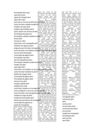 formatação abnt capa
capa abnt word
regras formatação abnt
regra abnt capa
quais são as normas da abnt para trabalhos
como formatar trabalho academico
modelos de capa word
modelo capa trabalho word
como colocar nas normas da abnt
formatação abnt para tcc
formatação trabalho academico abnt
fontes abnt
resumo tcc abnt
como fazer uma monografia abnt
trabalho nas regras da abnt
programa para formatar monografia
como formatar um trabalho academico nas normas da abnt
normas abnt dissertação
numeração de paginas abnt
formatação capa abnt
abnt formatação de texto
formatação trabalhos academicos abnt
margem da abnt
capa regra abnt
como fazer um trabalho na norma abnt passo a passo
como formatar trabalho no word
padrão de margem abnt
numeração de página abnt
formatação de página abnt
estrutura tcc abnt
margens padrão abnt
trabalho com capa
como fazer citações em monografias
como configurar o word nas normas da abnt
como formatar uma monografia pelas normas abnt
trabalho na regra da abnt
modelo de formatação abnt
elementos pré textuais da monografia
numeração de paginas tcc
partes da monografia
as regras da abnt ,nbr 6023 atualizada
2013 ,normas abnt citação
site ,trabalho formato abnt ,abnt
citação internet ,trabalho nas normas
da abnt exemplo ,como fazer um
trabalho nas normas da abnt ,normas
abnt tcc ,normas da abnt para
texto ,abnt citacoes ,trabalhos
escolares nas normas da abnt ,normas
abnt para trabalhos cientificos ,texto
padrão abnt ,normas da abnt
download ,como montar um trabalho
nas normas da abnt ,normas
brasileira ,normas abnt para
trabalhos academicos 2014 ,normas
abnt de trabalhos
academicos ,referência site abnt ,o
que é normas abnt ,referencias na
abnt ,normas da abnt para trabalhos
academicos formatação ,monografia
normas da abnt ,regra abnt para
trabalhos academicos ,norma abnt
para tcc ,projeto normas abnt ,nbr
10520 atualizada 2013 ,trabalho
cientifico normas abnt ,norma da
abnt para trabalhos academicos ,abnt
referencias 2014 ,abnt 6023
atualizada 2013 ,norma brasileira
abnt ,como fazer normas
abnt ,normas padrão abnt ,abnt
regra ,abnt normas citação ,normas
da abnt para trabalhos
científicos ,norma abnt trabalhos ,o
que é normas da abnt ,trabalho regra
abnt ,o que são normas abnt ,trabalho
escolar nas normas da abnt ,site
oficial abnt ,trabalho em normas da
abnt ,regras do abnt ,normas
bnt ,normas abnt referências
bibliográficas 2013 ,normas abnt
para artigos cientificos ,normas da
abnt para resumo ,normas abnt
citacao ,como fazer trabalho normas
abnt ,normas abnt atuais ,normas
abnt pdf ,padrões abnt para trabalhos
academicos ,referencias conforme
abnt ,trabalho padrao abnt ,o que são
normas da abnt ,abnt.org.br ,trabalho
abnt 2014 ,exemplo normas
abnt ,normas abnt para
dissertação ,citação normas da
abnt ,regras da abnt para trabalhos
academicos ,abnt para
referencias ,normas abnt 2014
monografia ,norma nbr ,normas abnt
referencias site ,padrão de
formatação abnt ,modelo referencias
abnt ,abnt documentos ,regras abnt
2014 ,nbr site ,qual a norma da
abnt ,referencia abnt ,formatação
abnt para trabalhos
academicos ,normas abnt referencias
internet ,normas abnt para trabalhos
2014 ,trabalhos feitos na norma da
abnt ,normas da abnt para fazer
trabalho ,citação nas normas da
abnt ,www abnt catalogo com br
norma ,citações segundo abnt ,capa
de trabalho academico abnt 2013 ,5
normas da abnt ,regra da abnt para
trabalhos academicos ,baixar normas
abnt ,resumo normas abnt ,modelo
abnt trabalho ,normas abnt 2014 para
trabalhos academicos ,referência
abnt site ,normas trabalhos
academicos ,texto em abnt ,abnt -
associação brasileira de normas
técnicas ,trabalhos em normas
abnt ,abnt fontes ,trabalho em forma
abnt ,colocar trabalho nas normas da
abnt ,capa de trabalho abnt
2013 ,normas abnt referencias
2014 ,norma abnt para
trabalho ,como fazer trabalho com
normas abnt ,trabalho padrão abnt
exemplo ,normas da abnt pdf ,normas
abnt word 2013 ,o que é a
abnt ,normas abnt resumos ,norma
padrão abnt ,citação abnt
internet ,trabalho academico com
normas da abnt ,trabalhos segundo as
normas da abnt ,artigo científico
normas abnt ,abnt site oficial ,normas
da abnt formatação ,normas abnt
academico ,como fazer um trabalho
com as normas da abnt ,como fazer o
trabalho nas normas da
abnt ,monografia modelo
abnt ,trabalho feito na norma
abnt ,regras da abnt para
referencias ,trabalhos padrão
abnt ,normas abnt resumo ,trabalho
norma da abnt ,trabalho com as
normas abnt ,normas abnt para
artigos acadêmicos ,trabalho
segundo normas da abnt ,normas da
abnt para trabalho
academico ,normas da abnt para
referências ,trabalhos feitos normas
abnt ,normas da abnt em
pdf ,referencias em abnt ,normas abnt
para monografia 2014 ,como fazer
trabalho com normas da abnt ,como
fazer trabalho academico nas normas
da abnt ,normas artigo científico
abnt ,abnt textos ,baixar normas da
abnt ,abnt normas
academicas ,trabalho com regras da
abnt ,regras de abnt ,www.abnt ,abnt
oficial ,abnt citações ,quais as
normas da abnt para trabalhos
academicos ,padrao abnt
trabalho ,trabalho feito com normas
abnt ,regras da abnt para
artigo ,trabalho no formato abnt ,
referencias bibliográficas
vancouver ,vancouver referencias
bibliograficas ,normas estilo
vancouver ,vancouver
norma ,referenciar
vancouver ,vancouver
referencia ,referencia bibliográfica
vancouver ,referencias normas
vancouver ,vancouver referencia
bibliografica ,normas de
vancouver ,formato
vancouver ,como referenciar
vancouver ,bibliografia estilo
vancouver ,bibliografia
vancouver ,normas vancouver
referencias bibliográficas ,método
vancouver referencias
bibliográficas ,norma de
vancouver ,metodo de vancouver ,
monografia abnt
normas da abnt
abnt
normas abnt
normas abnt 2013
normas da abnt 2013
norma abnt
modelo de monografia
formatação abnt
abnt normas
abnt 2013
 