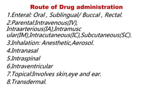 general pharmacology slide in students of pharmacy
