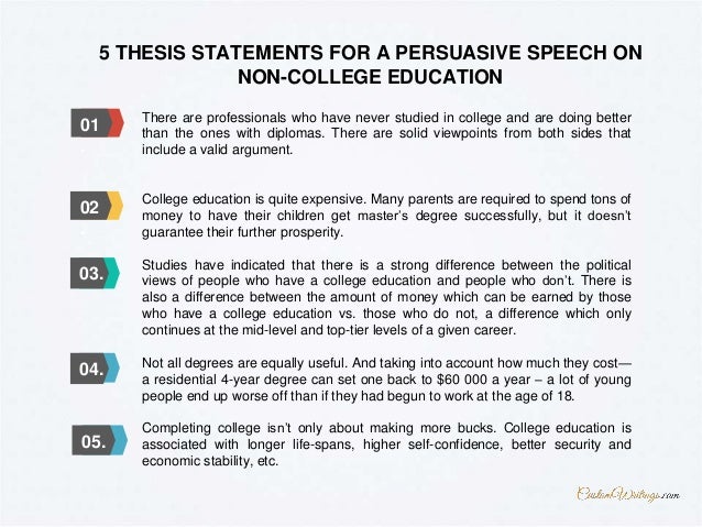 persuasive speech about education