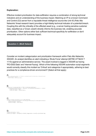 SecOps-Pro Practice Test Questions Answers | PDF