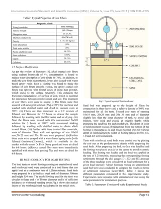 Effect of Surface Treatment on Settlement of Coir Mat Reinforced Sand | PDF