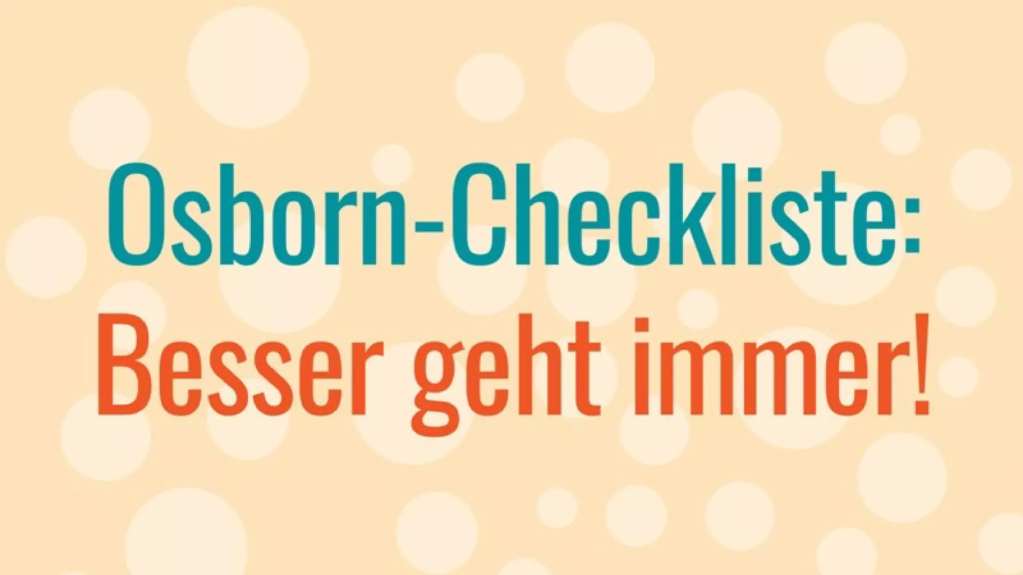 Kreativitätstechniken: Mit einfachen Mitteln zu mehr Ideen.