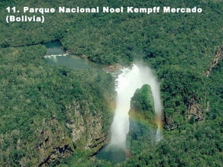 11. Parque Nacional Noel Kempff Mercado (Bolivia)   