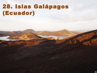 28. Islas Galápagos (Ecuador)   