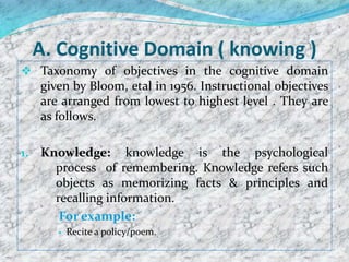 Bloom's Taxonomy | PPTX