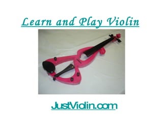 how to learn the violin
