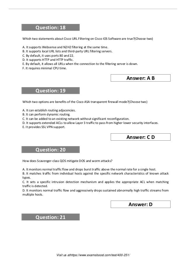 400-007日本語解説集