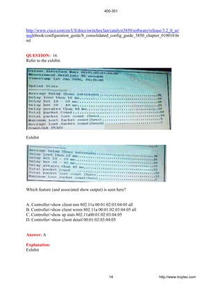 Client 351 400-351 Exam-CCIE Wireless | PDF