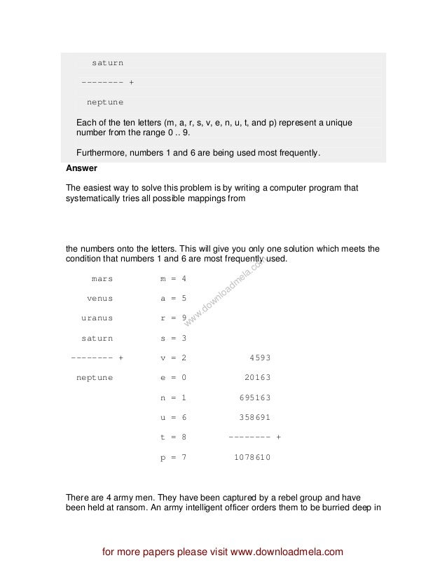 400 Puzzles And Answers For Interview Pdf Converter