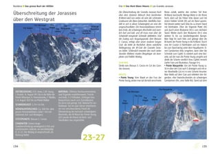 21-22
23-27
Dôme de
Rochefort
Calotte de
Rochefort
P.te
Young
P.te
Marguérite
P.te
Magali
P.te Croz
P.te Whymper
P.te Walker P.te
Hélène
Biv.
Canzio
P.te Young
P.te Marguérite
P.te
Magali
P.te Croz
P.te Whymper
P.te
Walker
P.te
Hélène
Biv.
Canzio
23-27
135134
Die Überschreitung der Grandes Jorasses hoch
über dem düsteren Abbruch ihrer berühmten
N-Wand wird von vielen als eine der schönsten
Grattouren der Alpen betrachtet. Zweifellos han-
delt es sich in dieser Schwierigkeit um eine der
anspruchsvollsten: Die Horizontaldistanz nimmt
kein Ende, die schwierigen Abschnitte sind ziem-
lich hart und kalt, und oft muss man über die
Schwindel erregende Schneide abklettern. Und
der Zustieg zum Ausgangspunkt, dem Bivouac
E. Canzio, erfolgt über einen anderen langen
Grat: die Arête de Rochefort, deren natürliche
Verlängerung der W-Grat der Grandes Joras-
ses bildet. Schliesslich erwartet den nach vielen
Stunden Kletterei müden Bergsteiger ein kom-
plexer und heikler Abstieg.
ZUSTIEG
Direkt vom Bivouac E. Canzio im Col des Gran-
des Jorasses.
ROUTE
• Pointe Young: Vom Biwak an den Fuss der
Pointe Young, wobei man auf die teils verschneite
Rinne zuhält, welche den rechten Teil ihrer
W-Wand durchzieht. Wenige Meter in der Rinne
hoch, dann auf die Felsen links davon und mit
einem heiklen Schritt (IV) auf ein Band queren.
Auf diesem weiter nach links bis zu einem Stand
mit Bohrhaken. Über die folgende Platte (IV)
und durch einen Risskamin (IV+) zum nächsten
Stand. Weiter durch den Risskamin (IV+) eine
weitere SL bis zur darüberliegenden Rampe.
Man folgt ihr nach links und gelangt über die
W-Kante der Pointe Young in die N-Wand. Durch
eine Art Couloir (3 Bohrhaken und ein Haken)
bis zum Stand wenig unter dem Hauptkamm. Ei-
nen Gendarmen links umgehen, dann über die
Schneide zum Gipfel. Es existiert auch eine Vari-
ante, auf der man die Pointe Young umgeht und
direkt die Scharte nördlich ihres Gipfels erreicht
(siehe Foto und Illustration, Passage V+).
• Pointe Marguérite: Von der Pointe Young ca.
30 m über den Grat nach E absteigen und mit ei-
ner Abseilstelle (20 m) in eine Scharte hinunter.
Man bleibt auf dem Grat und erklettert den fol-
genden, eher beeindruckenden als schwierigen
Gendarmen (III+, eine Stelle A0). Stand auf dem
23-27
ERSTBEGEHUNG: H.O. Jones, G.W. Young,
J. Knubel, 14. August 1911 bis in die Nähe der
Pointe Whymper; A. Horeschowsky, F. Pikielko,
5.-6. August 1923 bis zur Pointe Walker
SCHWIERIGKEIT: S, IV+ im Fels
HÖHENUNTERSCHIED: Ca. 500 Hm, aber
grosse Horizontaldistanz (über 1 km mit
mehreren Auf- und Abstiegen)
STÜTZPUNKTE: Bivouac E. Canzio
CHARAKTER: Extrem lange
Gratüberschreitung vorwiegend in Fels und
kombiniertem Gelände; sie vervollständigt
R. 21-22. Der Abstieg ist anspruchsvoll, ein
Rückzug heikel.
MATERIAL: Übliches Hochtourenmaterial,
zwei Eisgeräte empfehlenswert, Friends
und Keile, 2-3 Felshaken, Schlingen bzw.
Reepschnüre (auch zum Zurücklassen).
Ein 60-m-Seil genügt. Evtl. Material für ein
Notbiwak. Vor ein paar Jahren erleichterte
ein nun verschwundenes Fixseil die
Überwindung des technisch schwierigsten
Abschnitts, der W-Wand der Pointe Young;
2013 wurde die Wand mit Bohr- und
Standhaken neu eingerichtet.
Überschreitung der Jorasses
über den Westgrat
Rock&Ice l Das grosse Buch der 4000er Drei l Das Mont-Blanc-Massiv l Les Grandes Jorasses
 