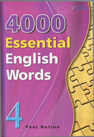 4000 ESSENTIAL ENGLISH WORDS 4 With Answer Key Paul Nation
