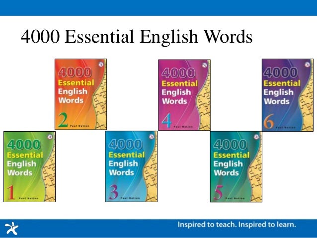 4000 Essential English Words