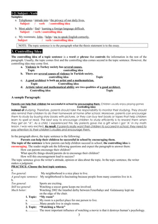 Paragraph Writing | DOC